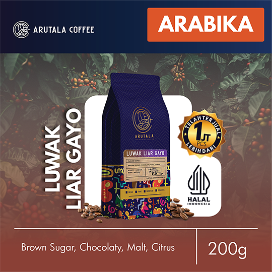 コーヒー ARABICA LUWAK LIAR 200G コーヒー ARABICA LUWAK LIAR 200G
